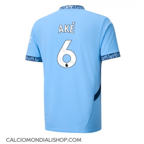 Maglie da calcio Manchester City Nathan Ake #6 Prima Maglia 2024-25 Manica Corta